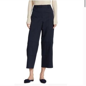 NWT•Theory•Cropped Utility Pant in Textured Gabardine
Baltic•Sz 0